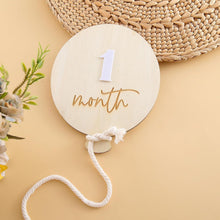 Cargar imagen en el visor de la galería, Kit de Cumplemes 1–12 Meses – Letreros Doble Cara para Fotos de Bebé
