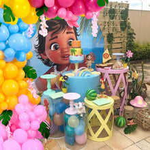 Cargar imagen en el visor de la galería, Pack de 130 Globos de Decoración Hawaiana Para Fiestas con Globos Tropicales y Flores
