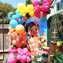 Cargar imagen en el visor de la galería, Pack de 130 Globos de Decoración Hawaiana Para Fiestas con Globos Tropicales y Flores
